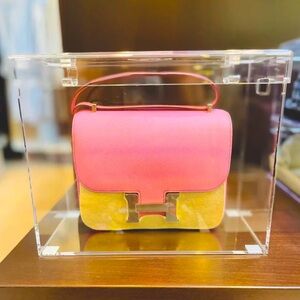 Luxury Bag Display Box/Case with Lid Made in the USA. Retails for $79